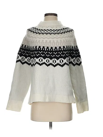 Pre-owned Universal Thread Pullover Sweater In White