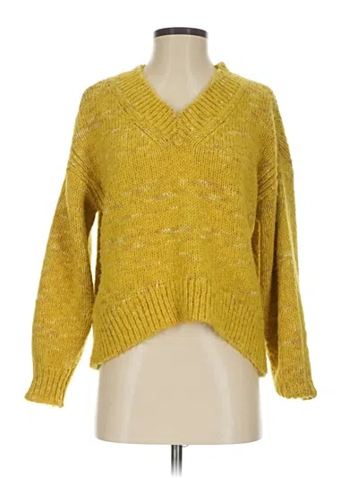 Pre-owned Universal Thread Pullover Sweater In Yellow