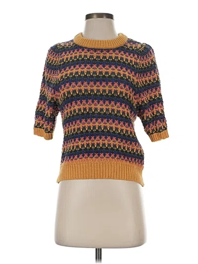 Pre-owned Universal Thread Pullover Sweater In Yellow