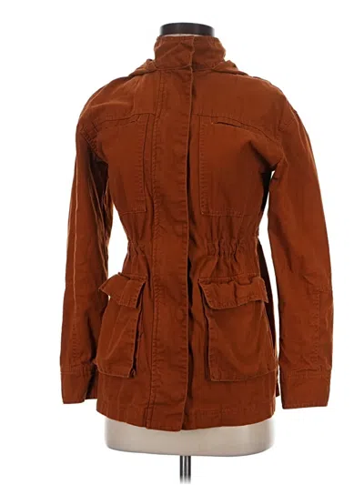 Pre-owned Universal Thread Raincoat In Brown