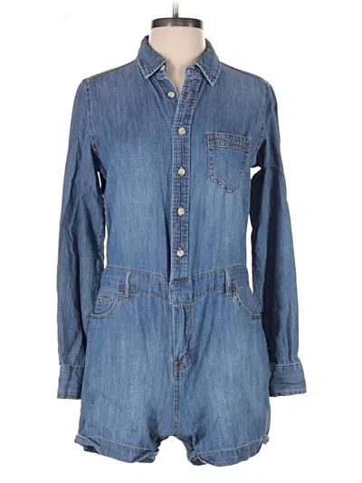Pre-owned Universal Thread Romper In Blue