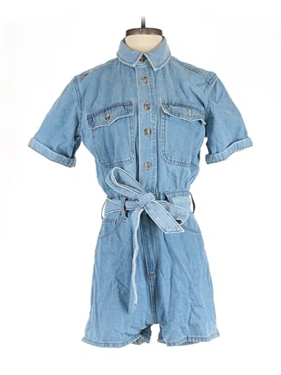 Pre-owned Universal Thread Romper In Blue