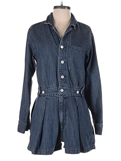 Pre-owned Universal Thread Romper In Blue