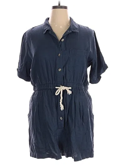 Pre-owned Universal Thread Romper In Blue