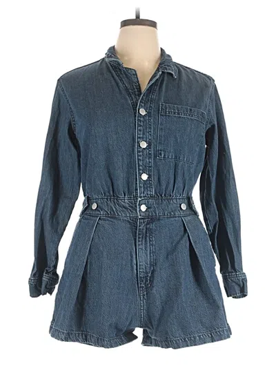 Pre-owned Universal Thread Romper In Blue