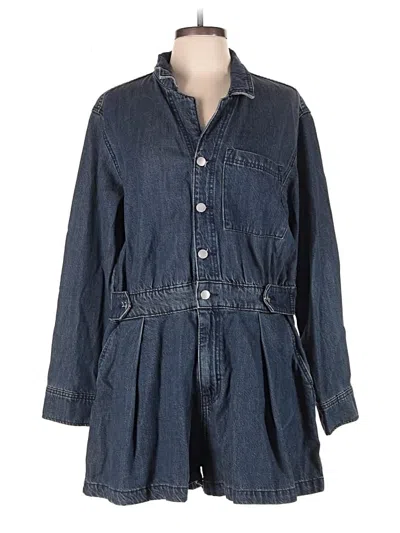 Pre-owned Universal Thread Romper In Blue