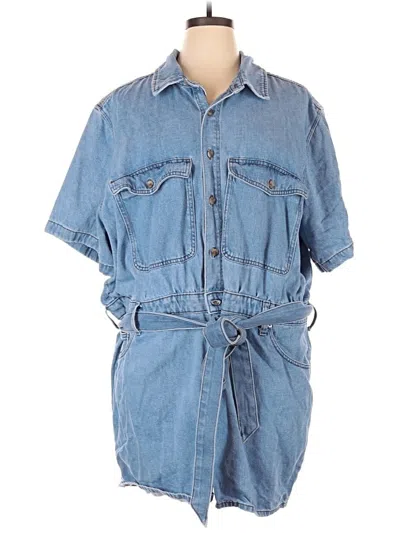 Pre-owned Universal Thread Romper In Blue