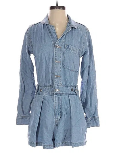 Pre-owned Universal Thread Romper In Blue