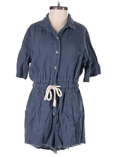 Pre-owned Universal Thread Romper In Blue