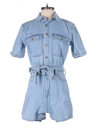 Pre-owned Universal Thread Romper In Blue