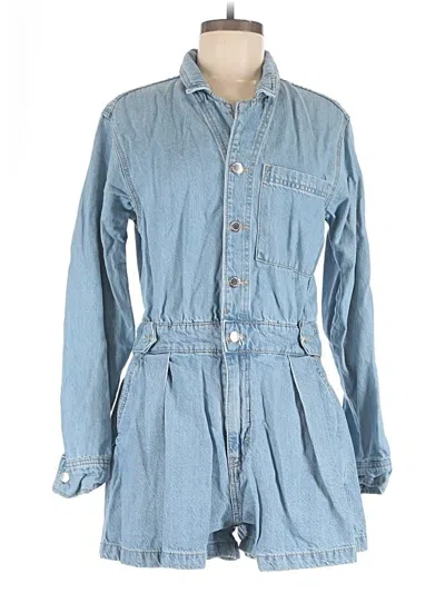 Pre-owned Universal Thread Romper In Blue