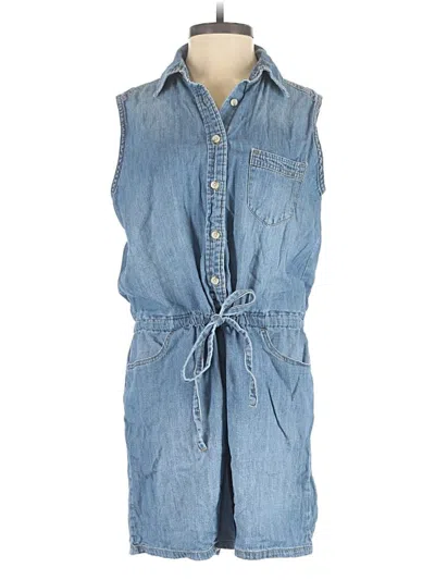 Pre-owned Universal Thread Romper In Blue