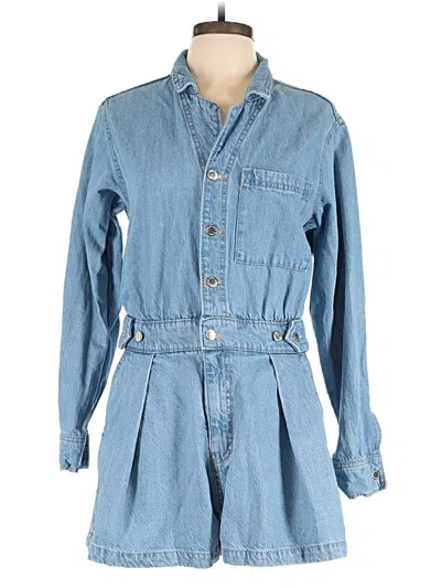 Pre-owned Universal Thread Romper In Blue