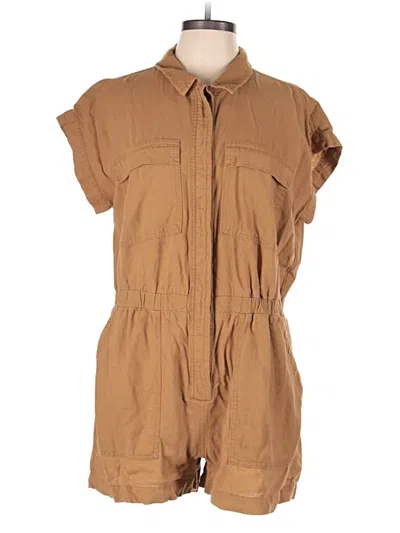 Pre-owned Universal Thread Romper In Brown