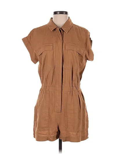 Pre-owned Universal Thread Romper In Brown