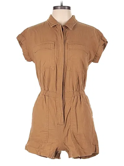 Pre-owned Universal Thread Romper In Brown