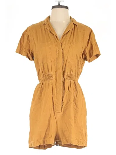 Pre-owned Universal Thread Romper In Brown