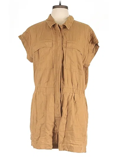 Pre-owned Universal Thread Romper In Brown