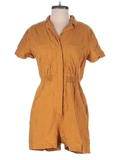 Pre-owned Universal Thread Romper In Brown