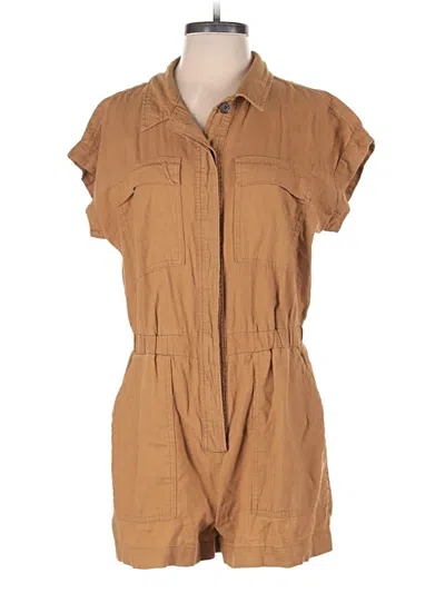 Pre-owned Universal Thread Romper In Brown