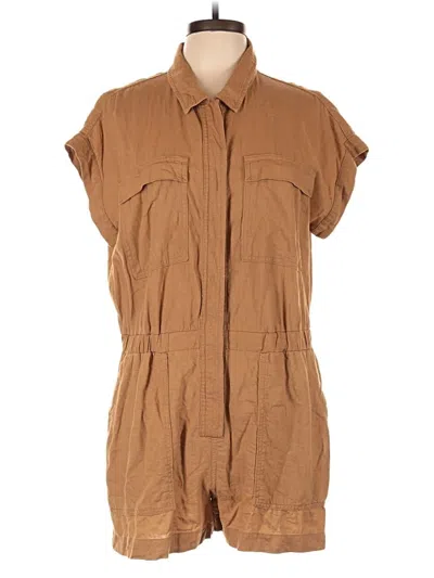 Pre-owned Universal Thread Romper In Brown