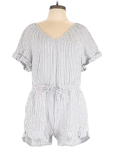 Pre-owned Universal Thread Romper In Gray