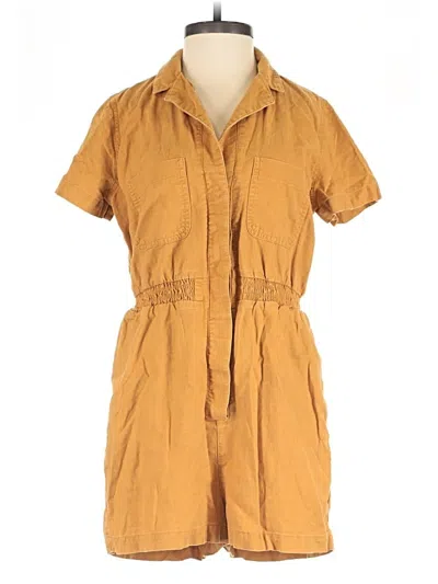 Pre-owned Universal Thread Romper In Tan