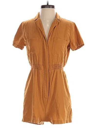 Pre-owned Universal Thread Romper In Tan
