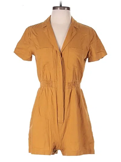Pre-owned Universal Thread Romper In Tan