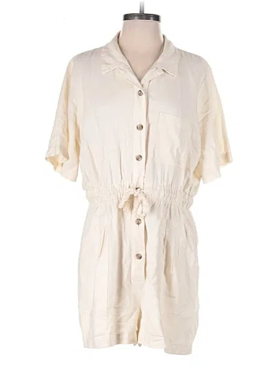 Pre-owned Universal Thread Romper In White