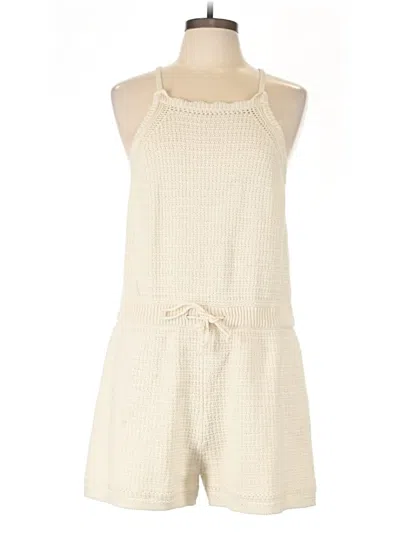 Pre-owned Universal Thread Romper In White