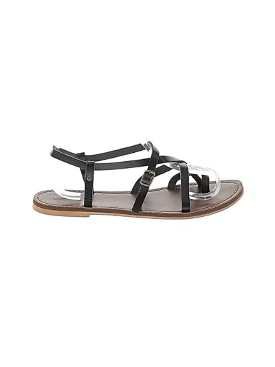 Pre-owned Universal Thread Sandals In Black