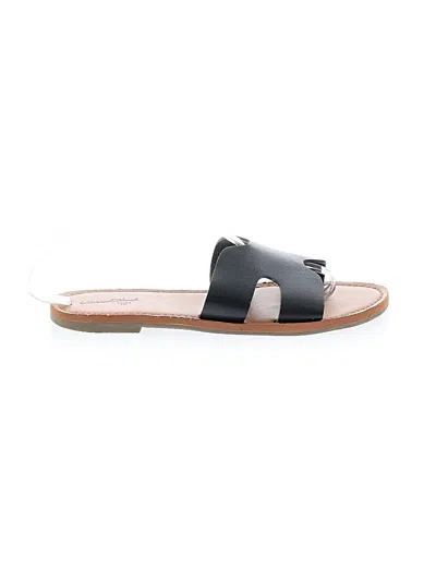 Pre-owned Universal Thread Sandals In Black