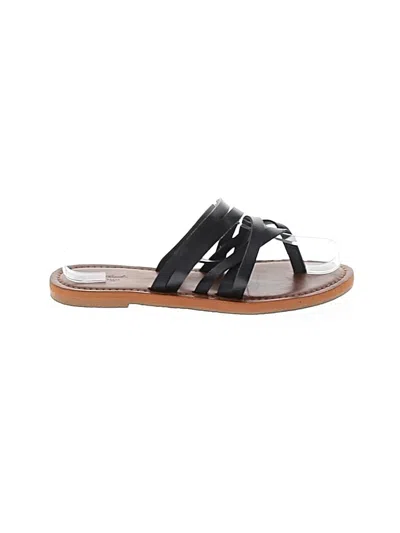 Pre-owned Universal Thread Sandals In Black