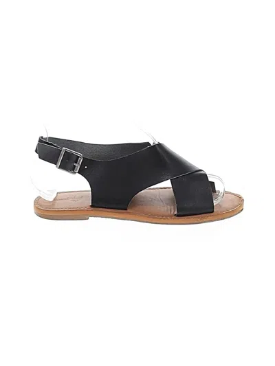 Pre-owned Universal Thread Sandals In Black
