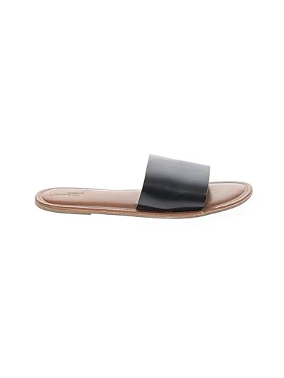 Pre-owned Universal Thread Sandals In Black