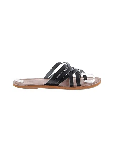 Pre-owned Universal Thread Sandals In Black