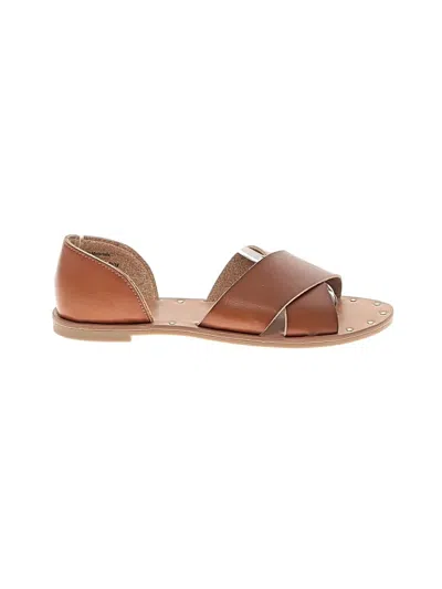 Pre-owned Universal Thread Sandals In Brown