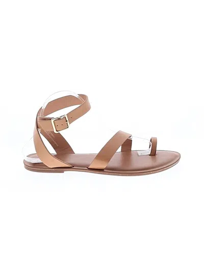 Pre-owned Universal Thread Sandals In Brown