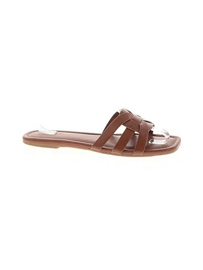 Pre-owned Universal Thread Sandals In Brown
