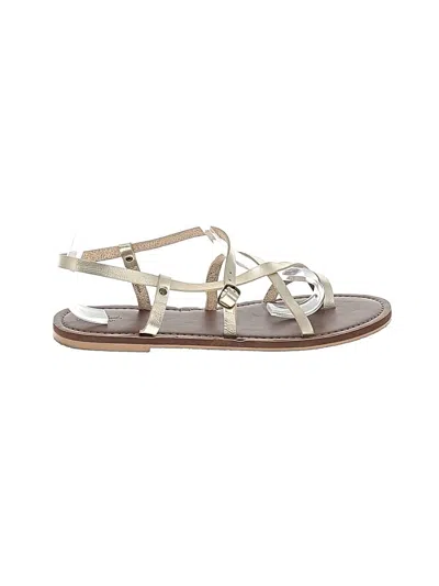 Pre-owned Universal Thread Sandals In Gold