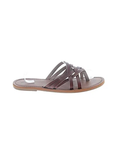 Pre-owned Universal Thread Sandals In Gray