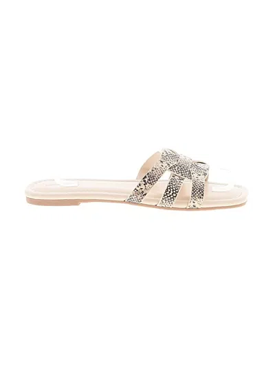 Pre-owned Universal Thread Sandals In Ivory