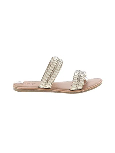 Pre-owned Universal Thread Sandals In Ivory