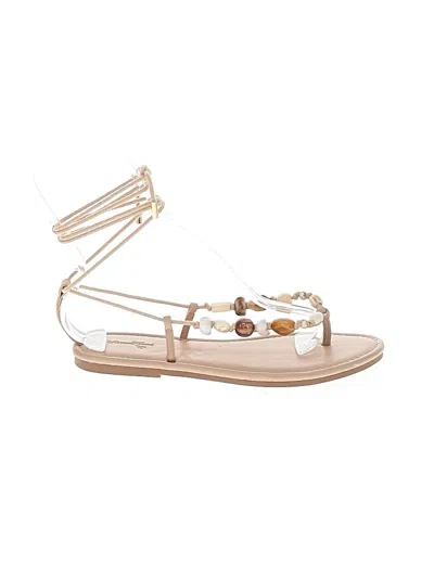 Pre-owned Universal Thread Sandals In Ivory