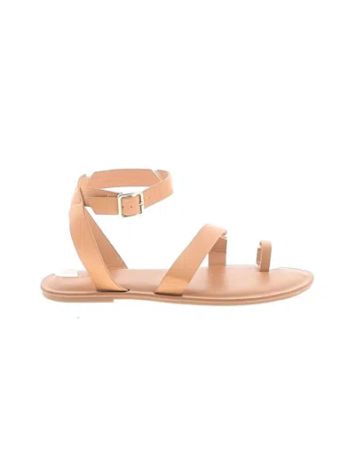 Pre-owned Universal Thread Sandals In Tan