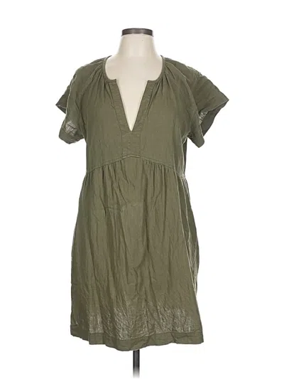 Pre-owned Universal Thread Short Sleeve Blouse In Green