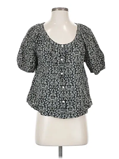 Universal Thread Short Sleeve Blouse In Multi