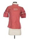 Universal Thread Short Sleeve Blouse In Multi
