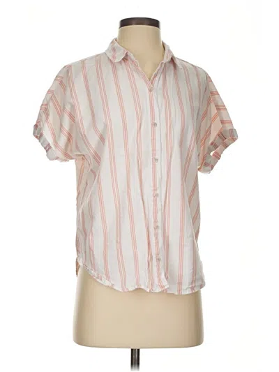 Pre-owned Universal Thread Short Sleeve Blouse In Pink